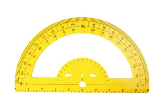 Yellow Protractor