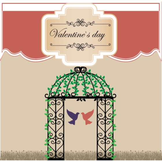Gazebo Love Doves