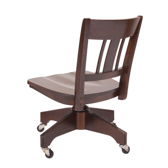 Wooden Swivel Chair
