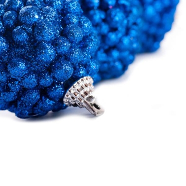 Blue Glitter Bauble