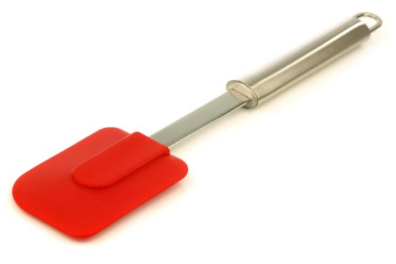 Silicon and Chrome Spatula