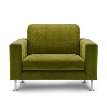 Contemporary Olive Arm Chair