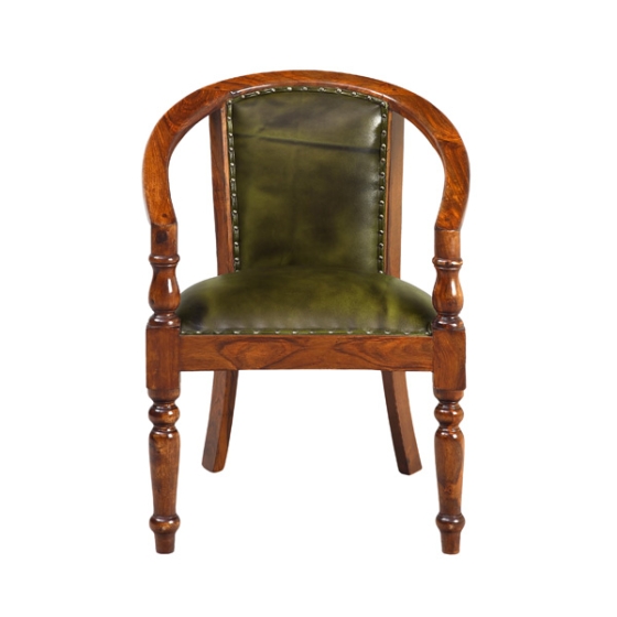 Leather Parlour Chair