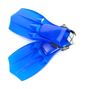 Blue Diving Flippers
