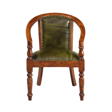 Leather Parlour Chair