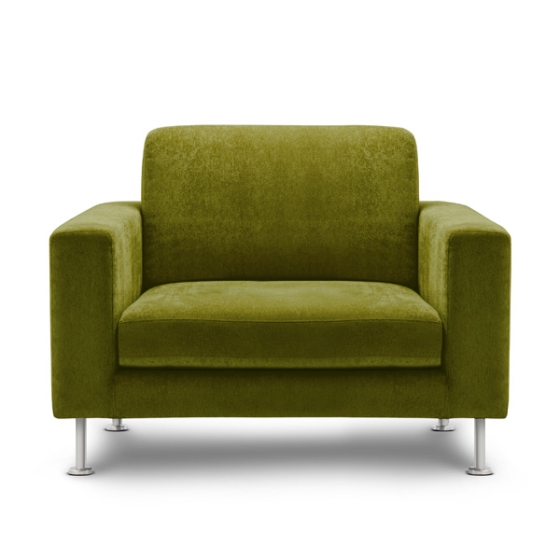 Contemporary Olive Arm Chair