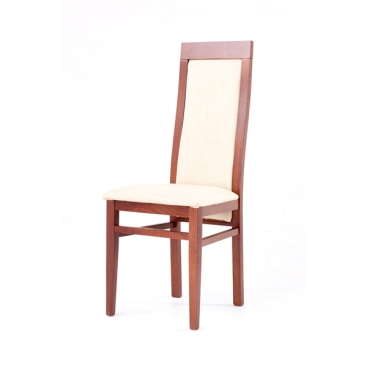 Upholstered Cherry Wood Dining Chair