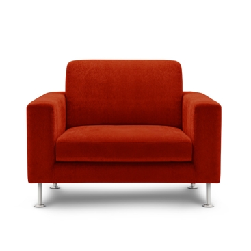 Contemporary Red Arm Chair