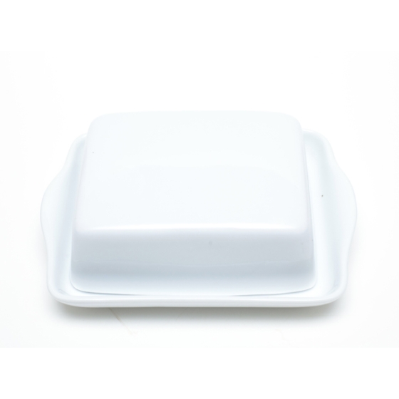 White China Butter Dish